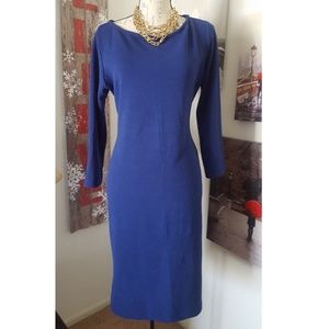 Royal Blue Midi Dress 👗